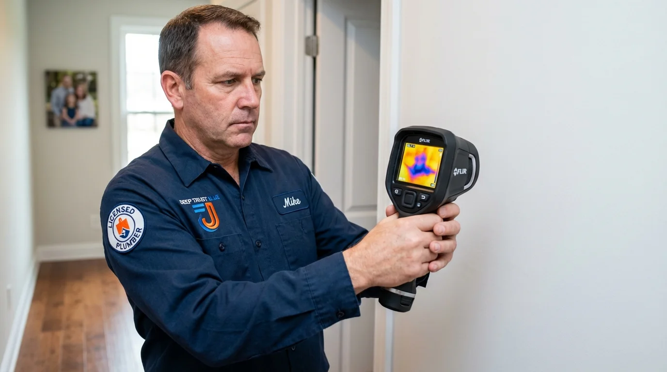 Thermal imaging leak detection by Johns Plumbing LLC in Monrovia